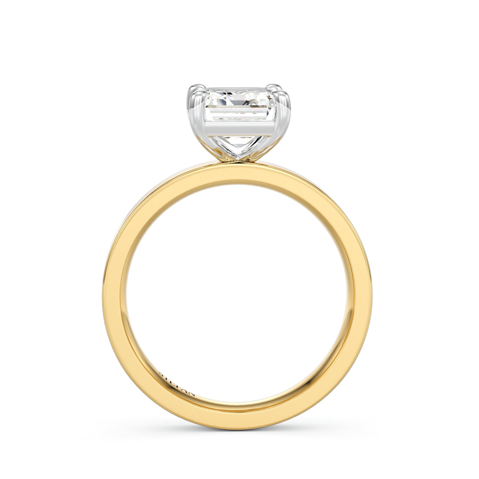 Kesia Emerald Cut Engagement Ring
