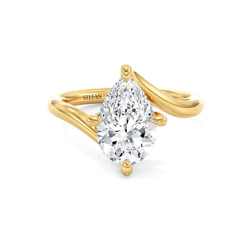 Demi Pear-Shape Engagement Ring