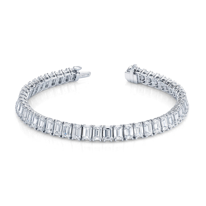 Emerald Diamond Tennis Bracelet