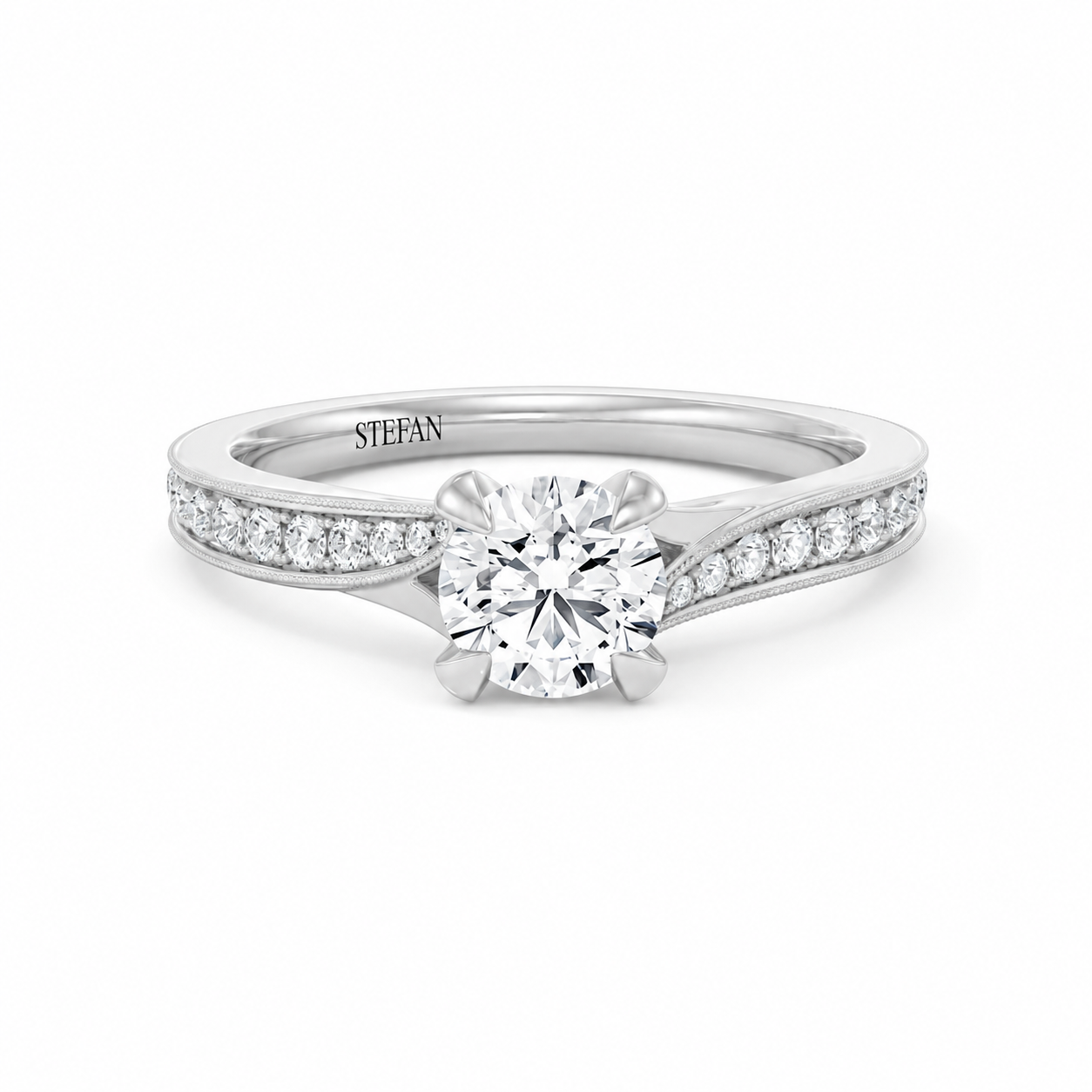 Anna Round Brilliant Engagement Ring