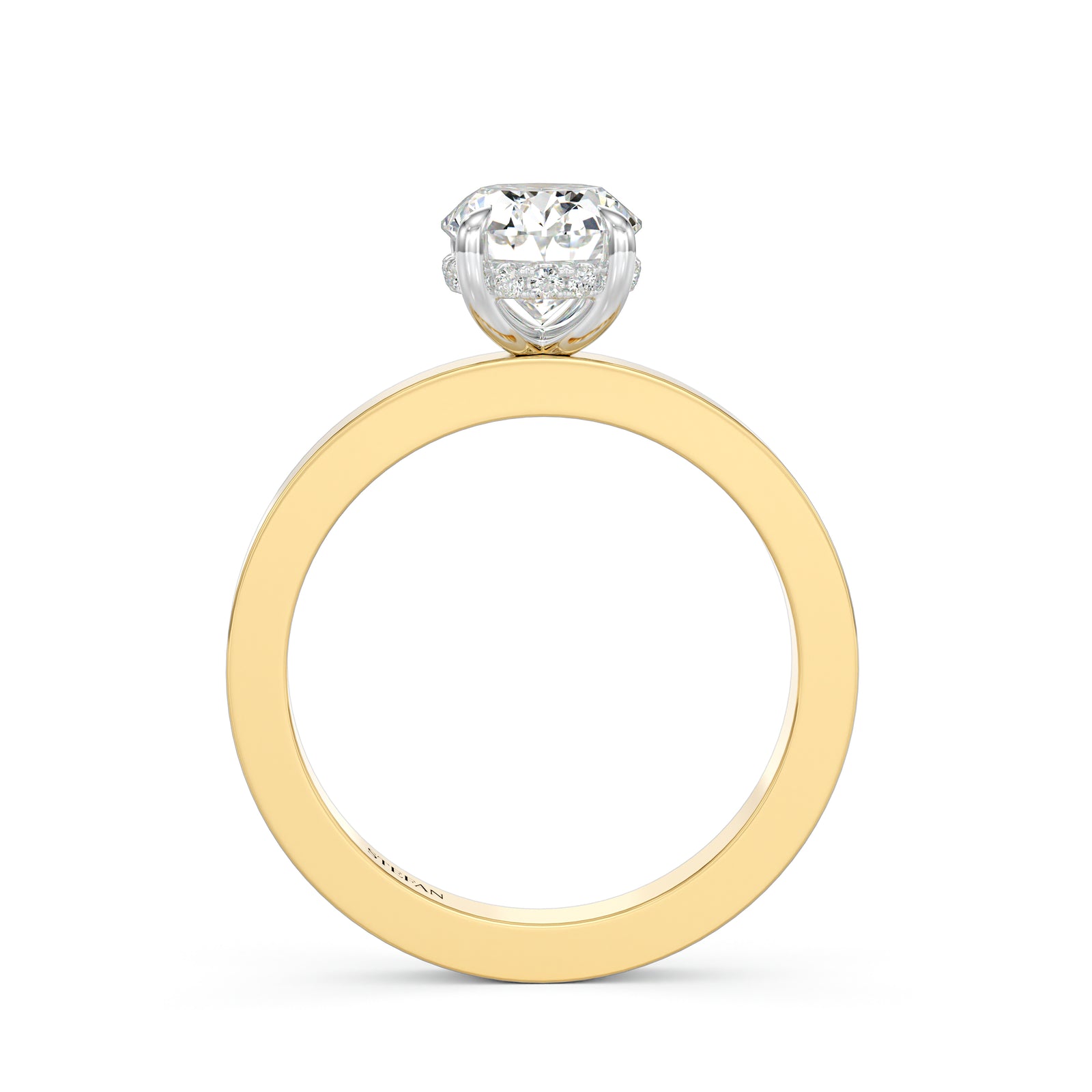 Elara Oval Cut Engagement Ring