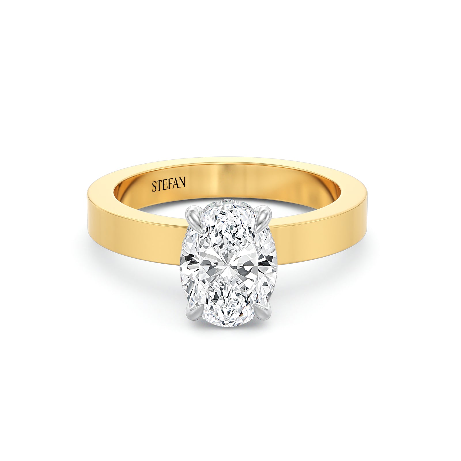 Elara Oval Cut Engagement Ring