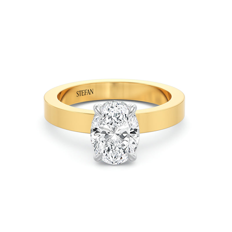 Elara Oval Cut Engagement Ring
