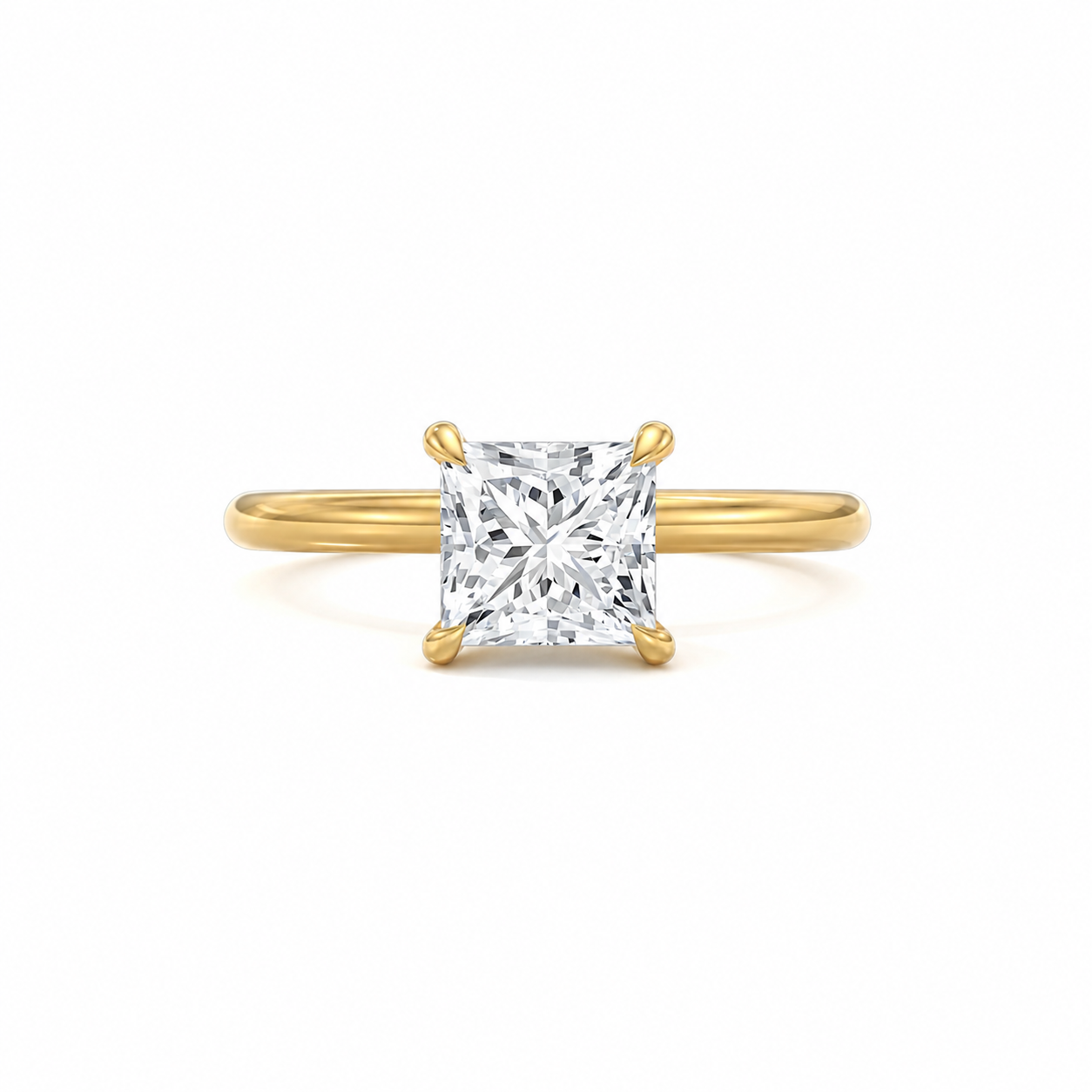 Evie Princess Cut Engagement Ring