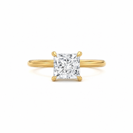 Evie Princess Cut Engagement Ring