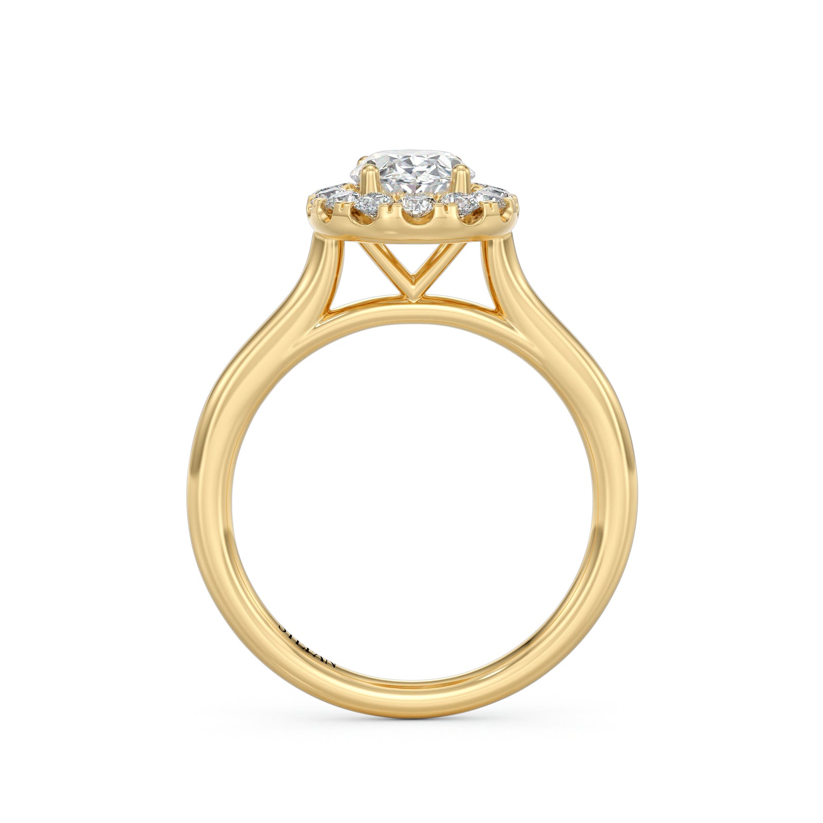 Jenna Oval Cut Engagement Ring