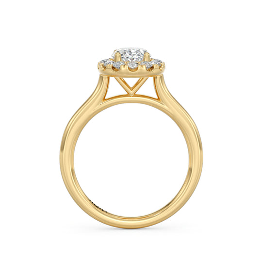 Jenna Oval Cut Engagement Ring
