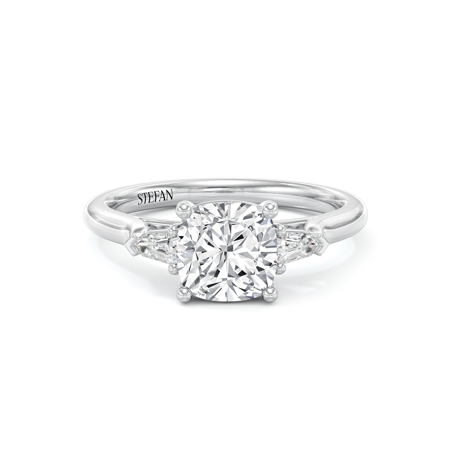 Lia Cushion Cut Engagement Ring