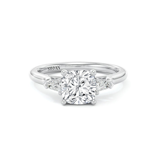 Lia Cushion Cut Engagement Ring