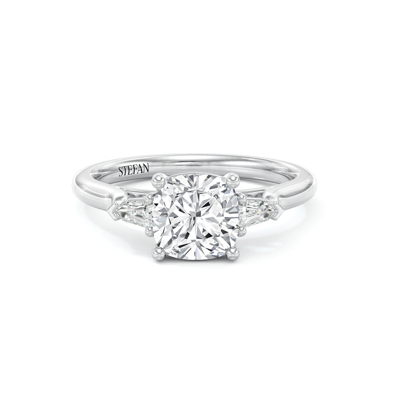 Lia Cushion Cut Engagement Ring