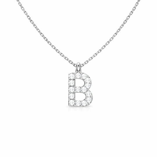 Diamond Initial Pendant