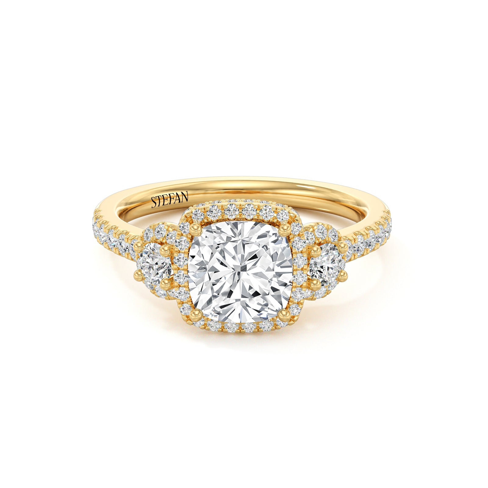 Chiara Cushion Cut Engagement Ring