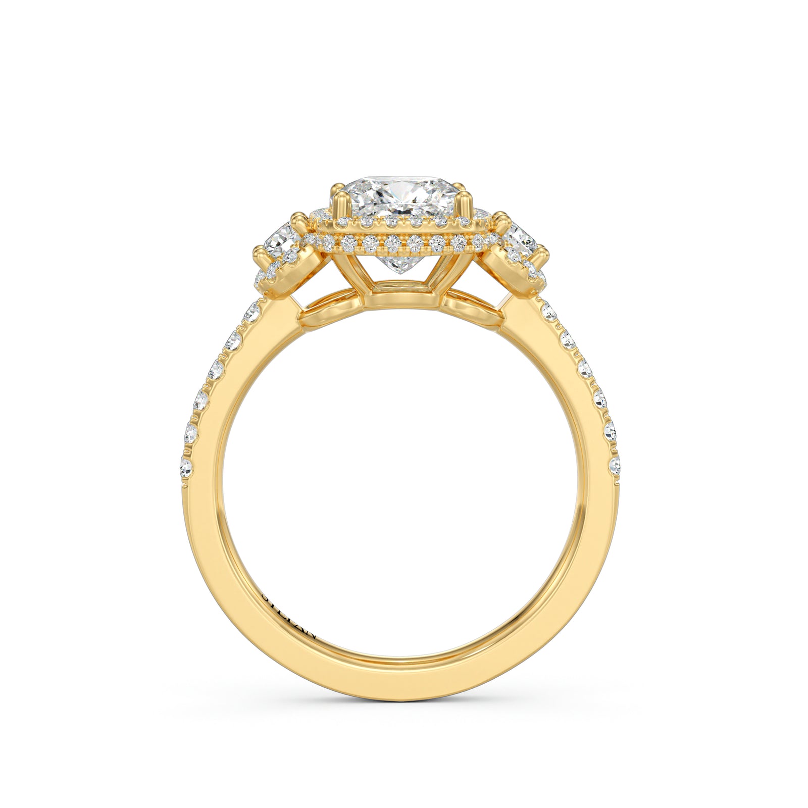 Chiara Cushion Cut Engagement Ring