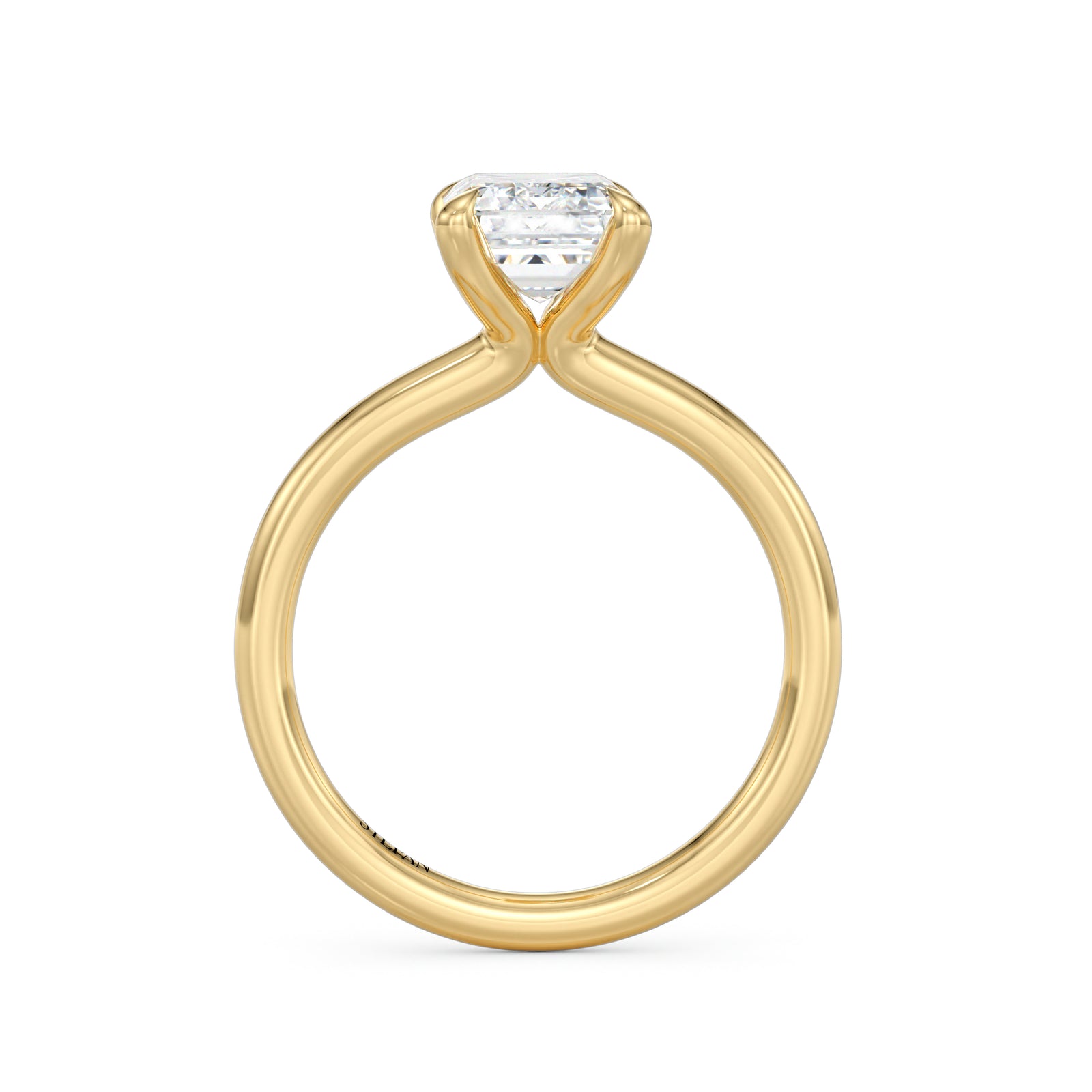 Dakota Emerald Cut Engagement Ring