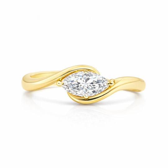 Tate Marquise-Shaped Engagement Ring