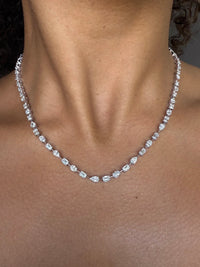 Mixed Shape Diamond Necklace
