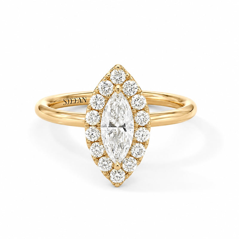 Eliza Marquise-Shape Engagement Ring