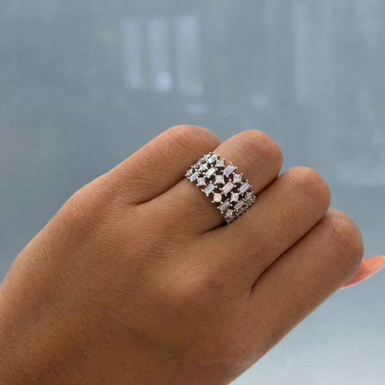 Mixed Shape Dress Ring