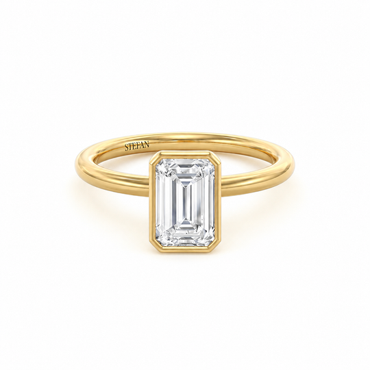 Alayna Emerald Cut Engagement Ring