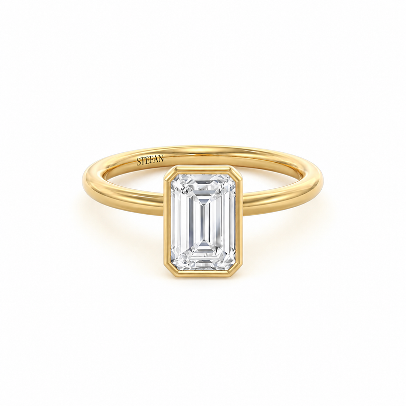 Alayna Emerald Cut Engagement Ring