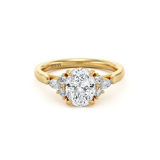 Alessa Oval Cut Engagement Ring