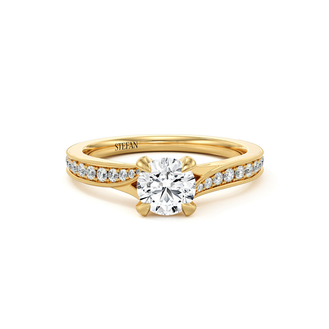 Anna Round Brilliant Engagement Ring