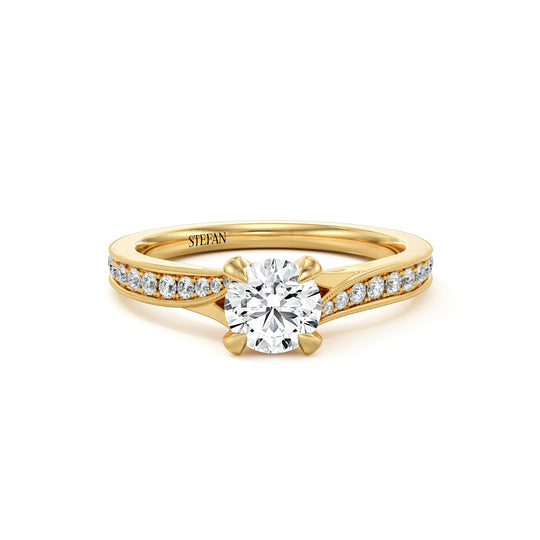 Anna Round Brilliant Engagement Ring