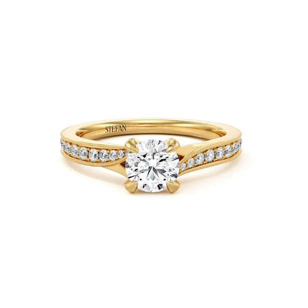 Anna Round Brilliant Engagement Ring