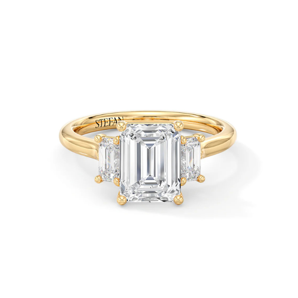 Arianna Emerald Cut Engagement Ring