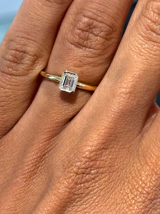 Alayna Emerald Cut Engagement Ring