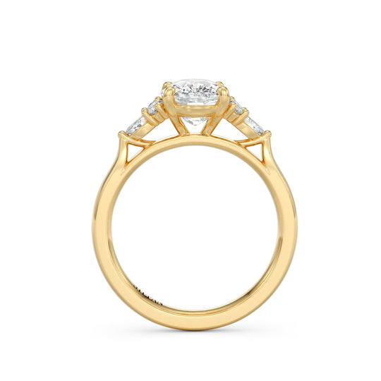 Alessa Oval Cut Engagement Ring