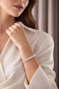 Diamond Halo Bracelet