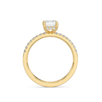 Bianca Emerald Cut Engagement Ring