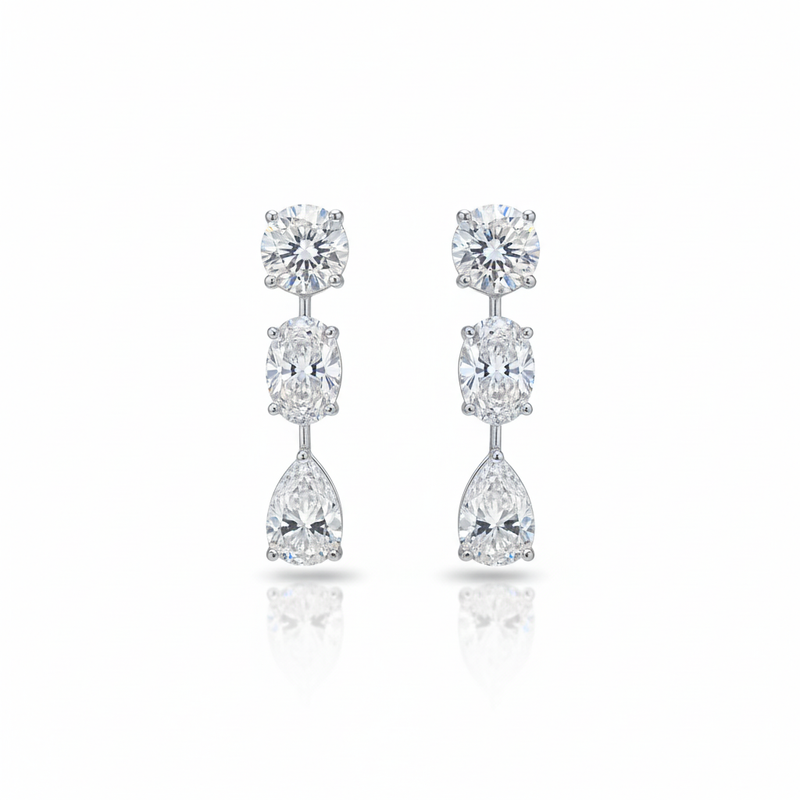 Trio Drop Earrings