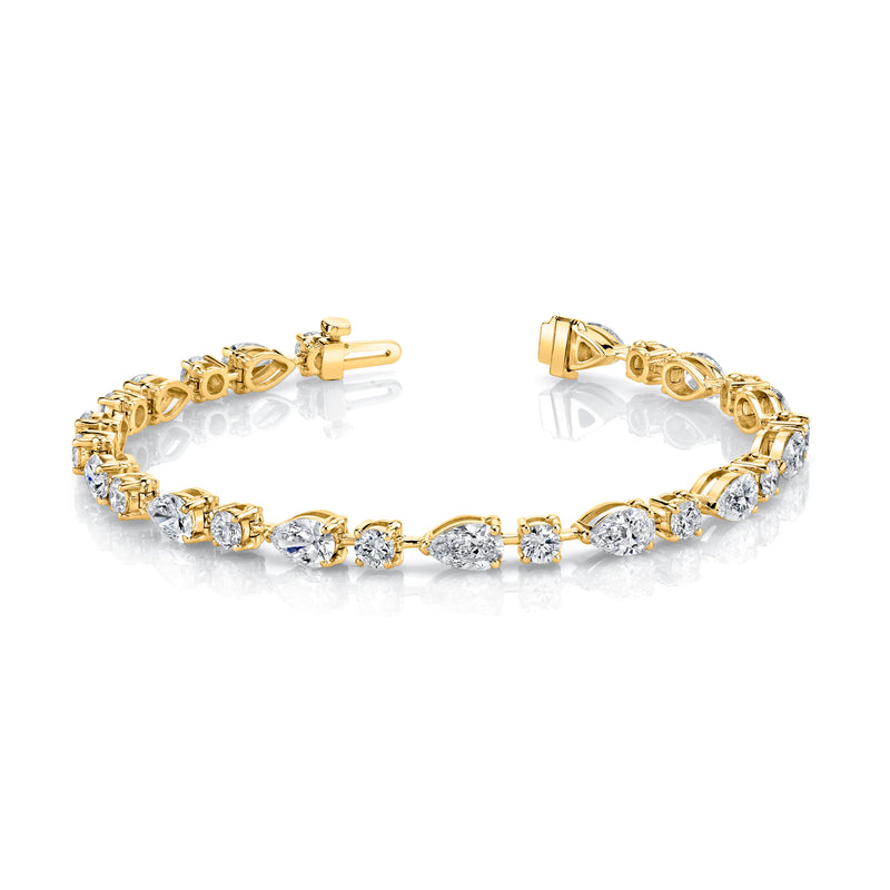 Mixed Shape Diamond Bracelet