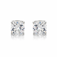 Cushion Cut Diamond Studs