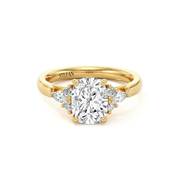 Cascada Oval Cut Engagement Ring