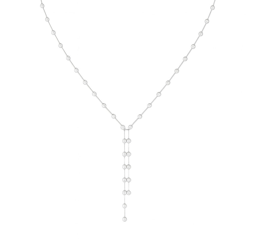 Illusion Set Bar Necklace