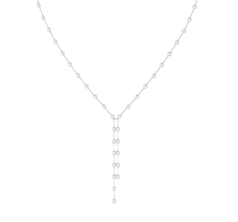 Illusion Set Bar Necklace