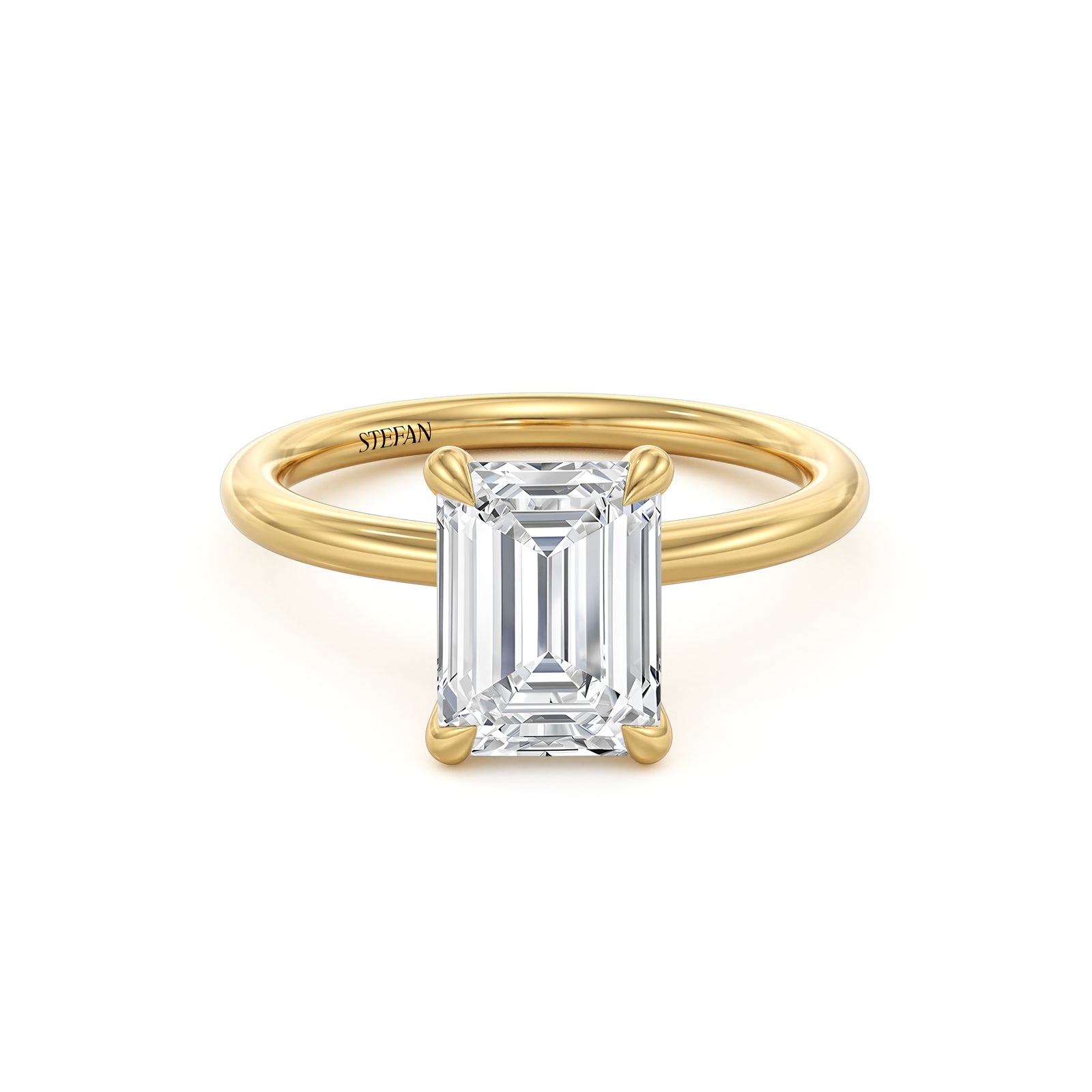 Dakota Emerald Cut Engagement Ring