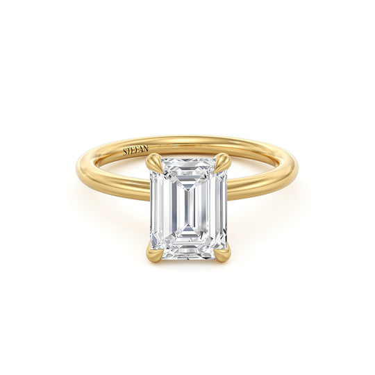Dakota Emerald Cut Engagement Ring