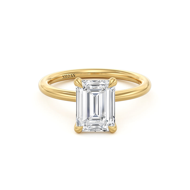 Dakota Emerald Cut Engagement Ring
