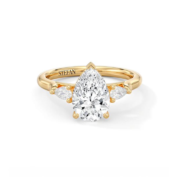 Cleo Pear-Shape Engagement Ring