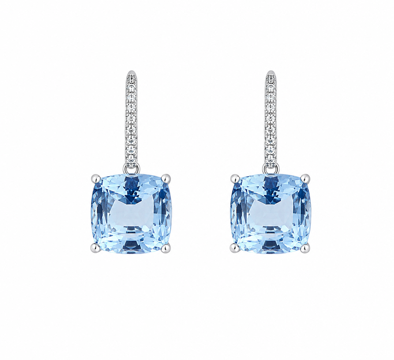 Blue Topaz Earrings