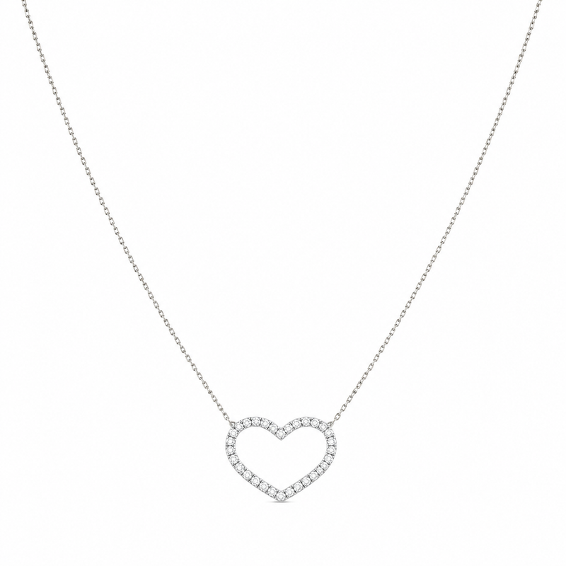 Heart Shaped Pendant and Chain