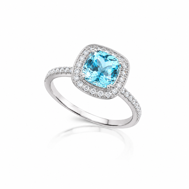 Aquamarine Ring