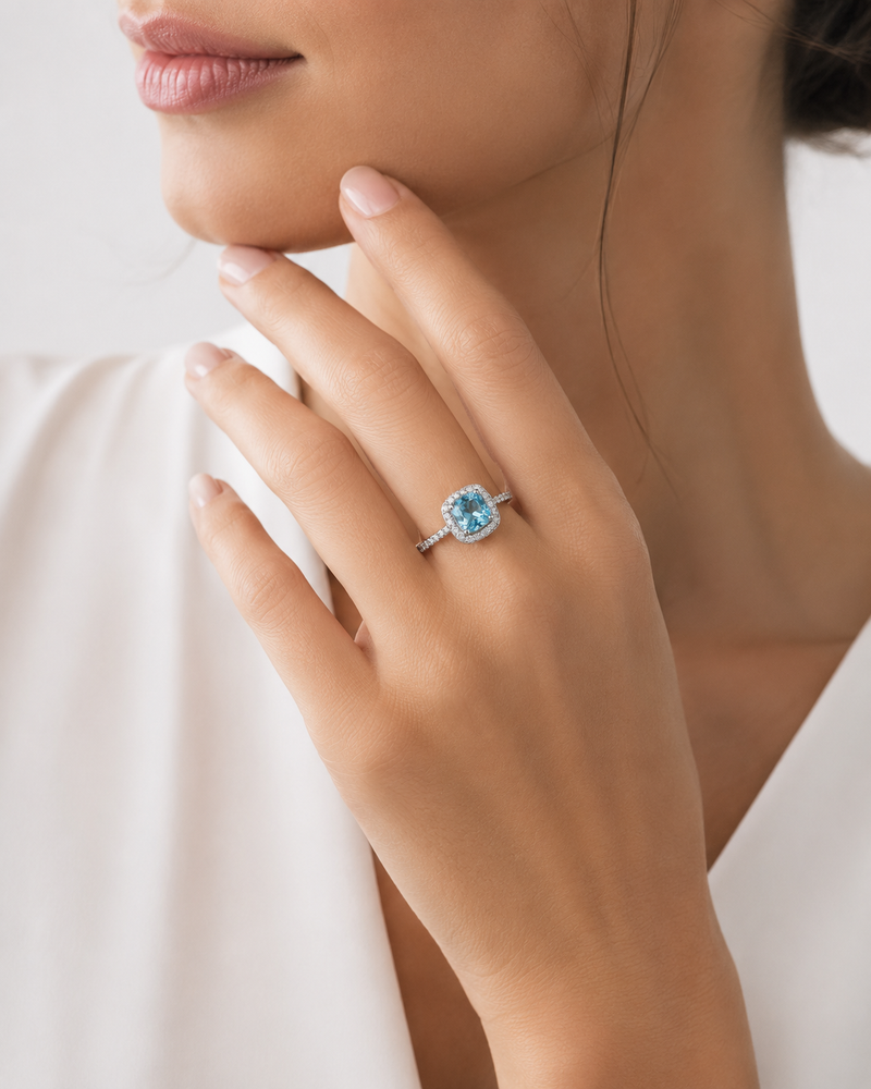 Aquamarine Ring