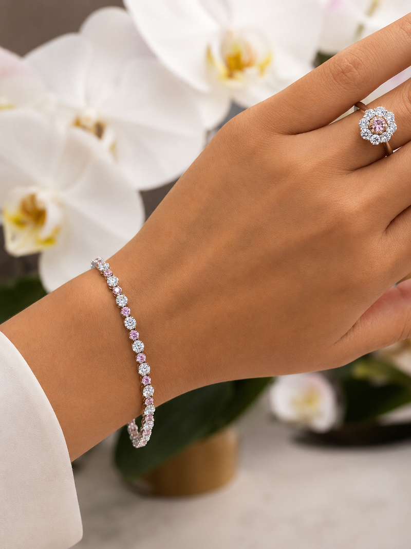 Como Illusion Tennis Bracelet