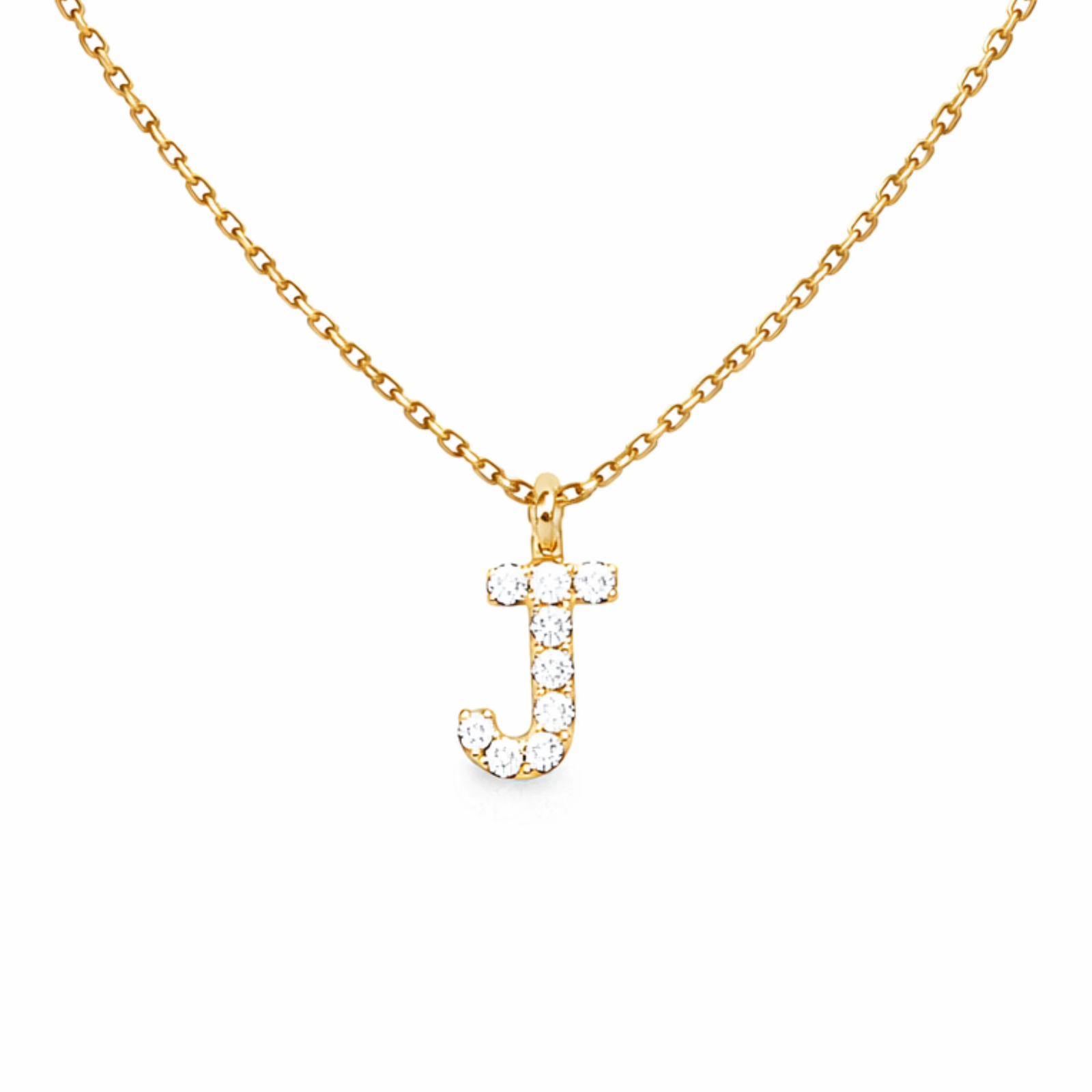Diamond Initial Pendant