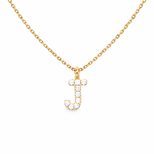 Diamond Initial Pendant